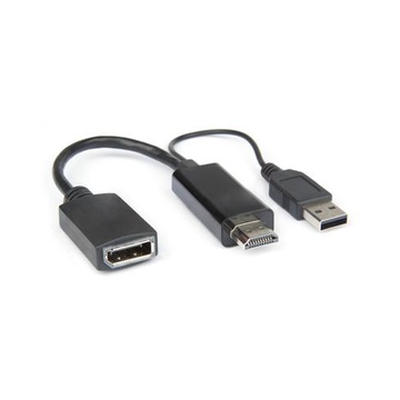 Hamlet VAHDM-DPA HDMI tipo A (Standard) DisplayPort Nero