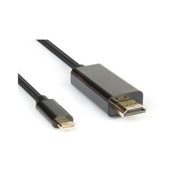 Hamlet XVAUC-HDM4K20 adattatore video 2 m USB C HDMI Tipo A Nero