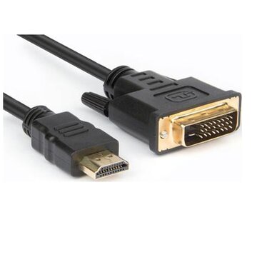 Hamlet XVCHDM-DV30 cavo e adattatore video 3 m HDMI tipo A (Standard) DVI-D Nero