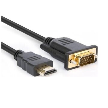 Xvchdm-vga180 cavo e adattatore video 1,8 m hdmi a (standard) vga (d-sub) nero