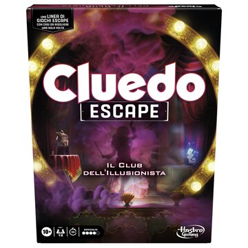 Cluedo escape - il club dell'illusionista, gioco di mistero in versione escape room