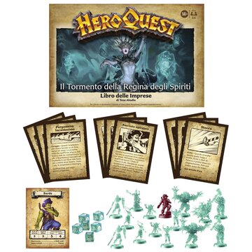 Gaming avalon hill heroquest, pack delle imprese il tormento della regina degli spiriti, dai 14 anni in su, da 2 a 5 giocatori, richiede il sistema di gioco base heroquest per poter giocare