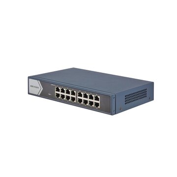 Digital technology ds-3e0516-e(b) switch di rete non gestito l2 gigabit ethernet (10/100/1000) grigio