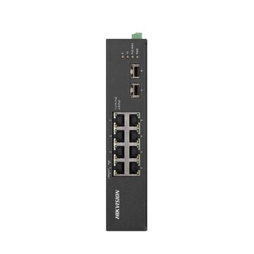HIKVISION Digital Technology DS-3T0510HP-E/HS switch di rete Non gestito Gigabit Ethernet (10/100/1000) Supporto Power over Ethernet (PoE) Nero