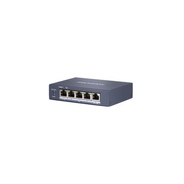 HIKVISION DS-3E0505HP-E Non Gestito Gigabit Ethernet PoE Blu