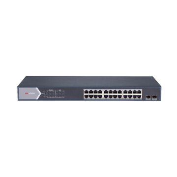 HIKVISION DS-3E0526P-E/M switch di rete Non gestito L2 Gigabit Ethernet (10/100/1000) Supporto Power over Ethernet (PoE) Nero