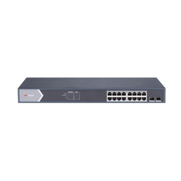 HIKVISION DS-3E1518P-SI Gestito Gigabit Ethernet PoE Nero