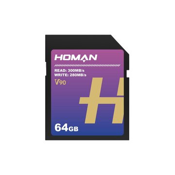 Homan SD 64GB V90 UHS II