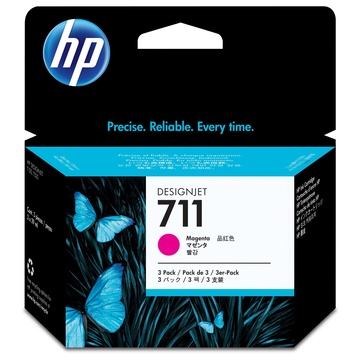 HP 711 Original Magenta Multipack 3 pezzo(i)