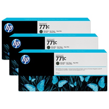 HP 771C Originale Nero opaco Multipack