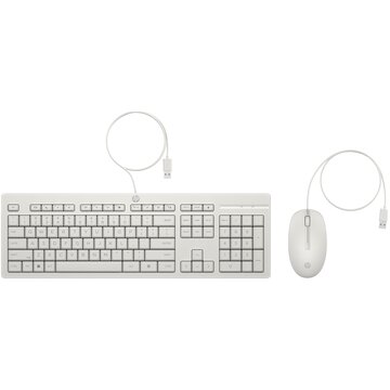 Combinazione di tastiera e mouse cablati 225 - bianco