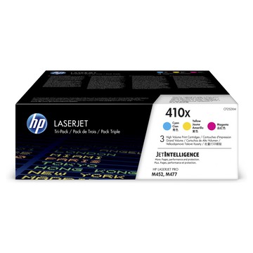 HP Confezione da 3 cartucce Toner ciano/magenta/giallo LaserJet 410X