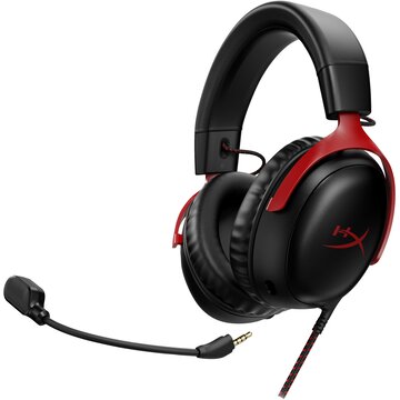 HP HyperX Cloud III – Cuffie da gaming (nero-rosso)