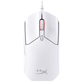 Hyperx pulsefire haste 2 - mouse da gaming (bianco-rosa)