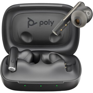 Poly auricolari nerofumo voyager free 60 uc + adattatore bt700 usb-a + custodia di ricarica di base