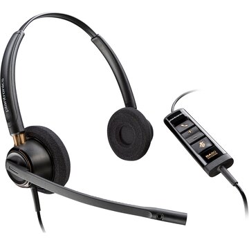 Poly cuffia stereo encorepro 525 con connettore usb-a, certificata per microsoft teams