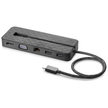 HP USB-C Mini Cablato USB 3.0 (3.1 Gen 1) Type-C Nero