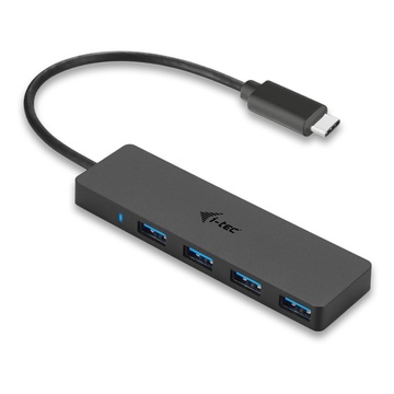 Advance c31hub404 hub di interfaccia usb 3.2 gen 2 (3.1 gen 2) type-c 5000 mbit/s nero