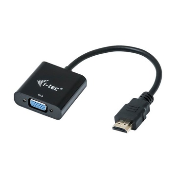 I-TEC HDMI2VGAADA cavo di interfaccia e adattatore HDMI VGA Nero