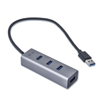 Metal u3hubmetal403 usb 3.2 gen 1 type-a grigio