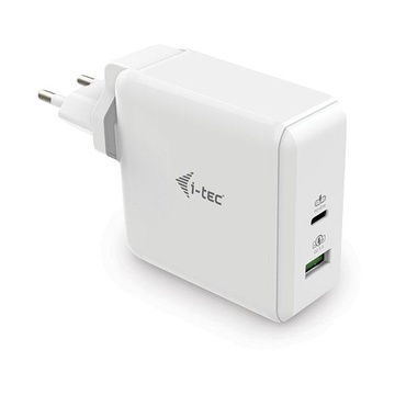 I-TEC USB-C Travel Charger 60W + USB-A Port 18W