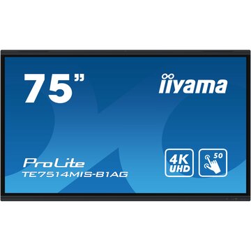 IIyama TE7514MIS-B1AG visualizzatore di messaggi Pannello piatto interattivo 190,5 cm (75