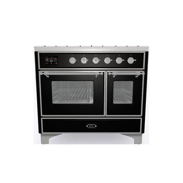 Ilve Majestic 100 Cucina freestanding Elettrico Gas Nero A+