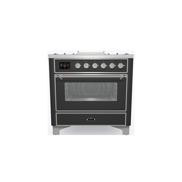 Ilve Majestic 90 Cucina freestanding Elettrico Gas Grafite A+