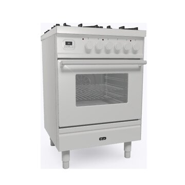 Ilve P06WE3/SS cucina Cucina freestanding Elettrico Gas Stainless steel A+