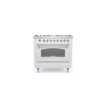 Ilve P096NE3/WHC cucina Cucina freestanding Elettrico Gas Bianco A+