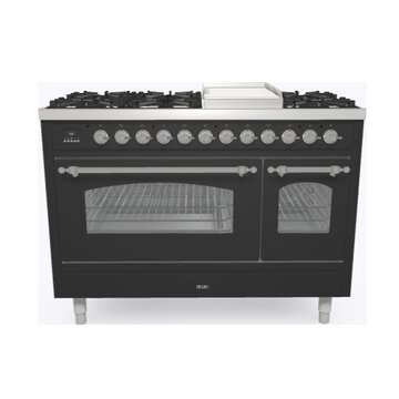 Ilve P12FNE3/MGC cucina Cucina freestanding Elettrico Combi Nero A+