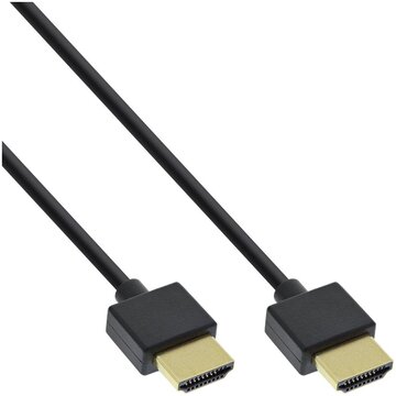 InLine 17502S cavo HDMI 1,8 m HDMI tipo A (Standard) Nero