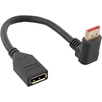 InLine Cavo adattatore DisplayPort 1.4 ST/BU 8K4K angolato verso l'alto