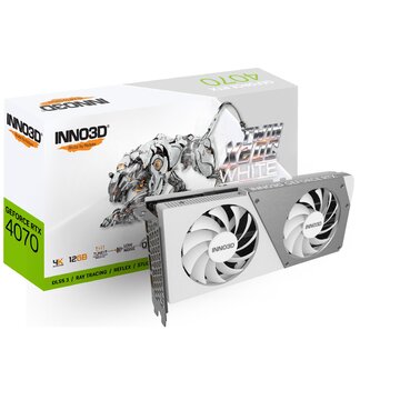 INNO3D N40702-126XX-185252W scheda video NVIDIA GeForce RTX 4070 12 GB GDDR6X