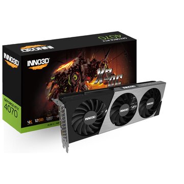 INNO3D N40703-126XX-185252L scheda video NVIDIA GeForce RTX 4070 12 GB GDDR6X