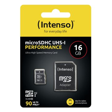 Intenso 3424470 16 GB MicroSD UHS-I Classe 10