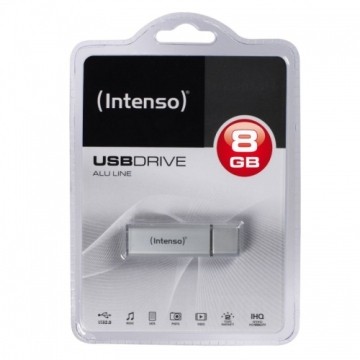 Intenso 8GB Alu Line Silver USB 2.0