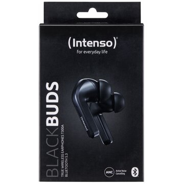 Black buds t300a cuffie in-ear chiamate/musica/sport/tutti i giorni nero