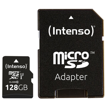 Intenso MicroSDXC 128GB Class 10 UHS-I Professional - Extended Capacity SD (MicroSDHC) Classe 10