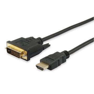 ITB Equip 119322 cavo e adattatore video 2 m HDMI DVI-D Nero