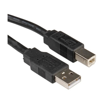 Roline 11.02.8808 cavo usb 0,8 m 2.0 usb a usb b nero