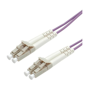 ITB ROLINE FO Jumper Cable 50/125µm OM4, LC/LC, Low-Loss-Connector 2m cavo a fibre ottiche Viola