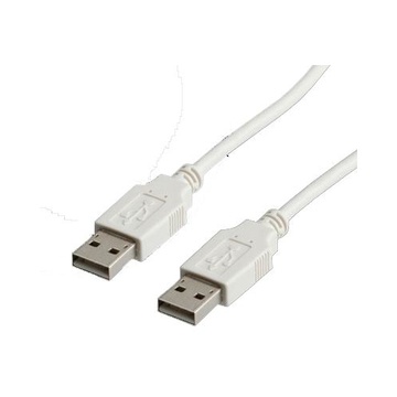 ITB ROLINE USB 2.0 Cable, Type A-A, 1.8 m cavo USB 1,8 m USB A Bianco