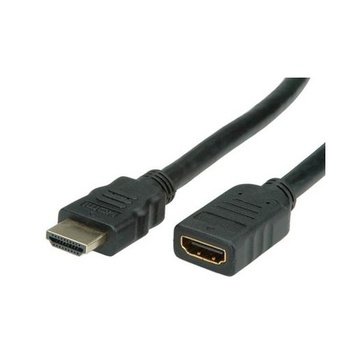ITB Value HDMI + Ethernet M/F 3 m cavo HDMI HDMI tipo A (Standard) Nero
