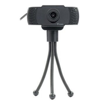 Webcam con microfono w300 - full hd 30fps usb