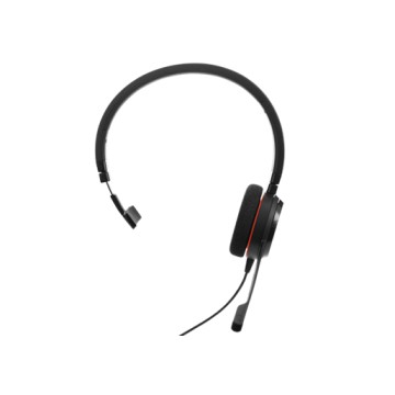 JABRA Evolve 20 MS Mono Monofonico Padiglione auricolare Nero