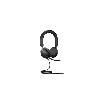 JABRA Evolve2 40, MS Stereo Cuffia USB tipo-C Nero