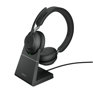 Evolve2 65, uc stereo auricolare wireless a padiglione ufficio usb tipo-c bluetooth nero