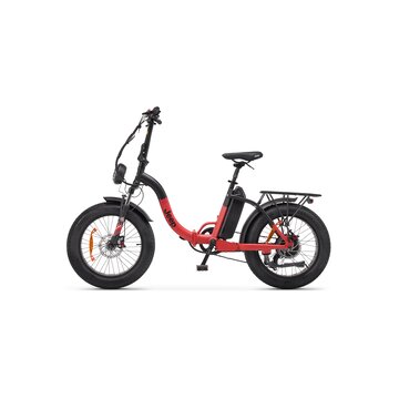 Jeep E-BIKES Phoenix Nero, Rosso Alluminio Taglia unica 50,8 cm (20