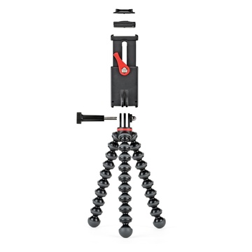 Griptight action kit action camera 3 gambe nero, rosso